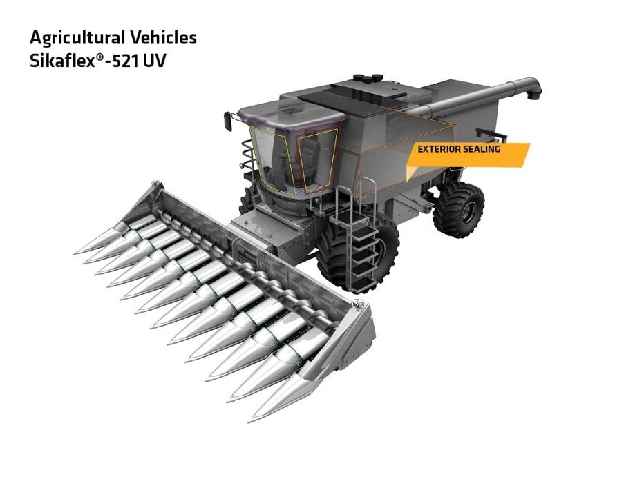 Agriculture applications for Sikaflex 521