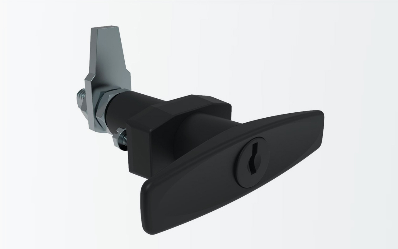 Compression latch on white background