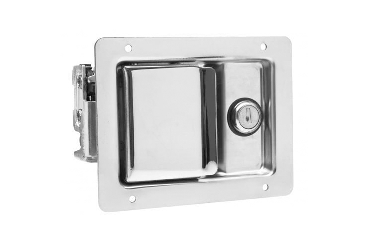 Image of Eberhard paddle handle in chrome