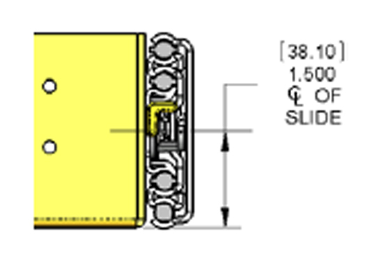 side image of drawer slide