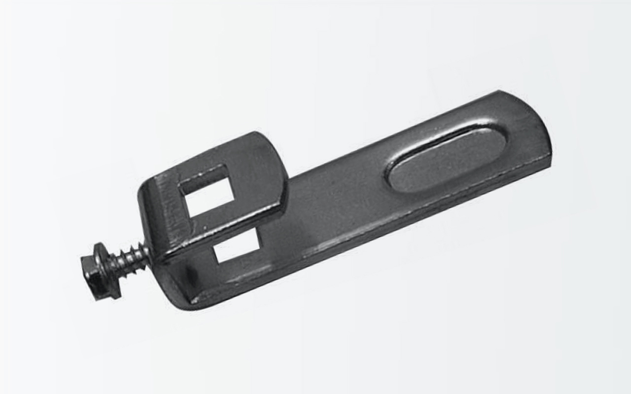 Handle component on white background