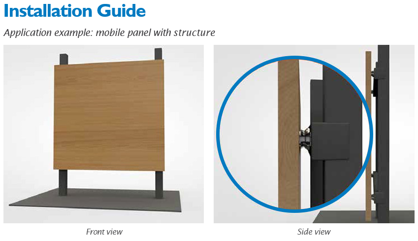 Close-up of FAST-CON® Fastening System for Efficient Panel Installation