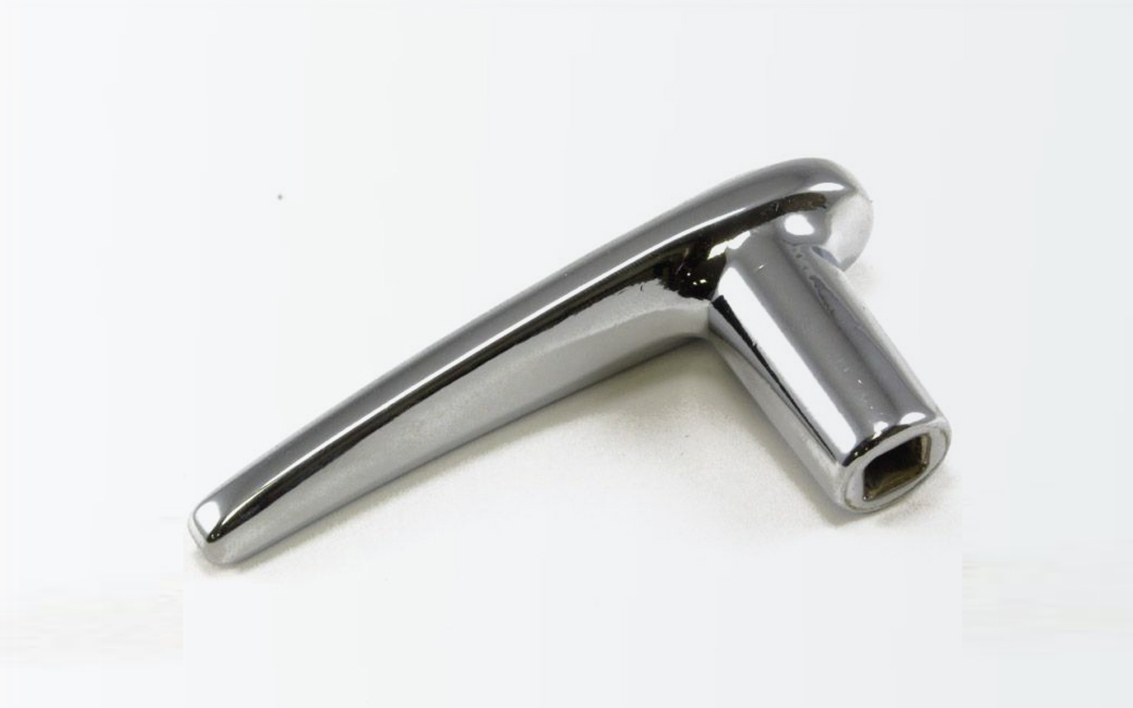 Inside handle on white background