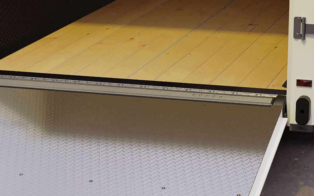Trailer door open with Safe Assist installed