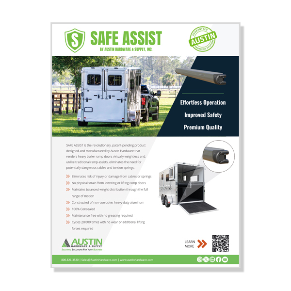 Safe Assist Cable-less Ramp Door Assist brochure