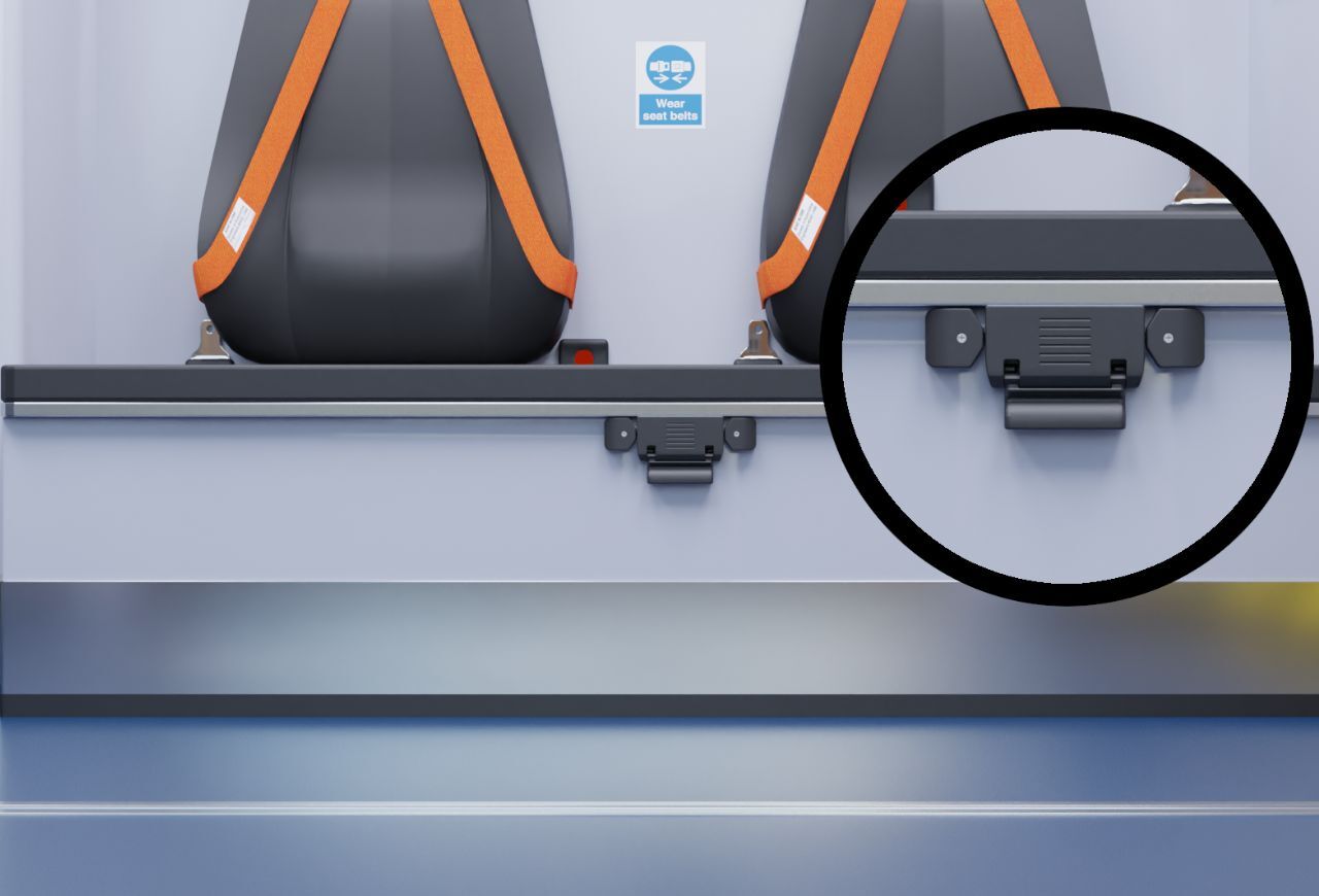 Squad Bench Latch Close Up
