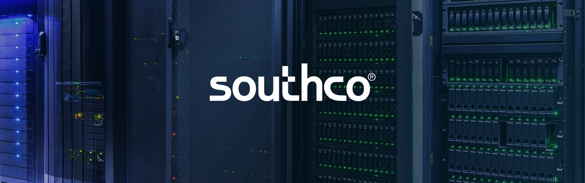 Southco logo on server room background