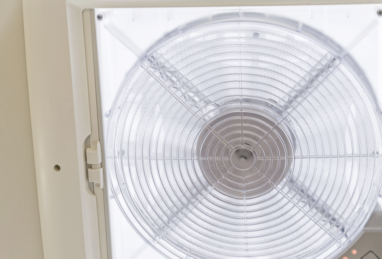 Vent in the ceiling of RV