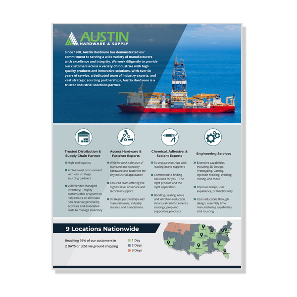 Work boat product solutions sales sheet