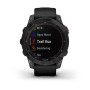 Garmin fenix 7 Solar Edition - Adventure smartwatch with Solar Charging Capabilities - Slate Gray with Black Band