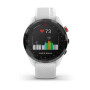 Garmin Approach S62 - Premium Golf GPS Watch - Built-in Virtual Caddie - Black Ceramic Bezel with White Silicone Band