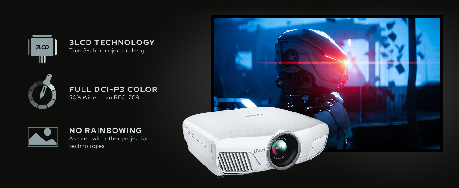 Epson Home Cinema 4010 4K PRO-UHD 3-Chip Projector with HDR