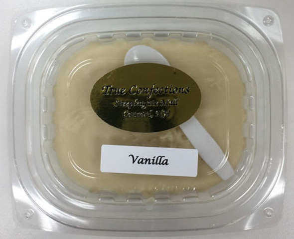 1/4 lb. vanilla fudge with spoon