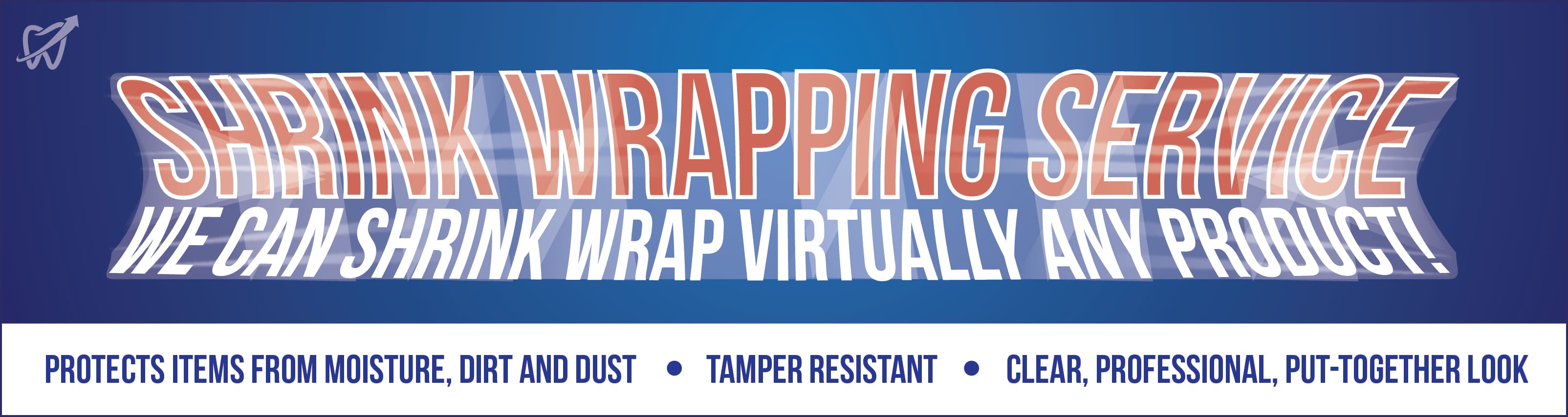 Shrink Wrapping Service Banner