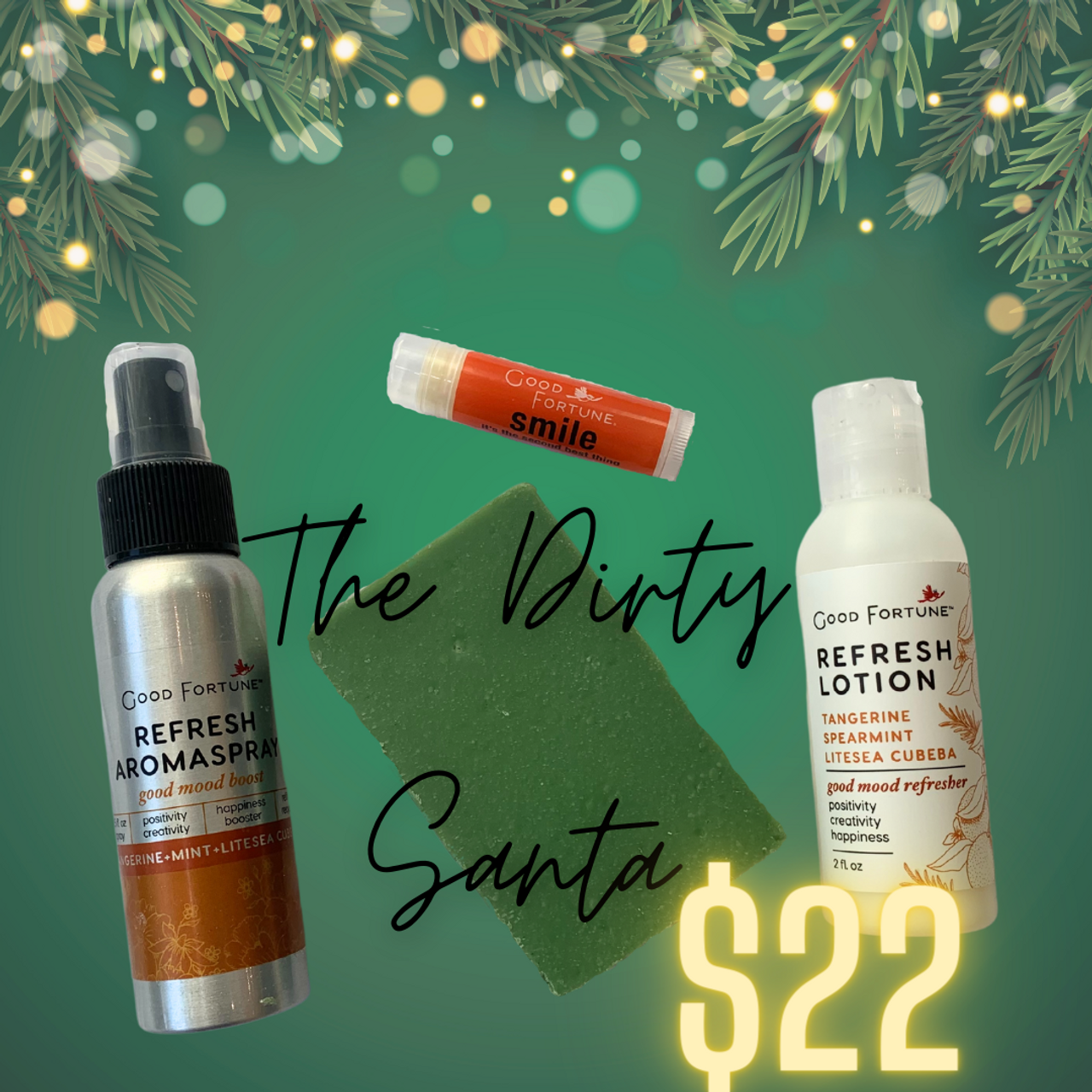 The Dirty Santa Holiday Gift Set - GOOD FORTUNE SOAP & SPA