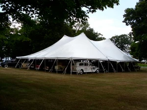 60 x 150 Sectional Canopy Pole Tent shown as 60 x 60