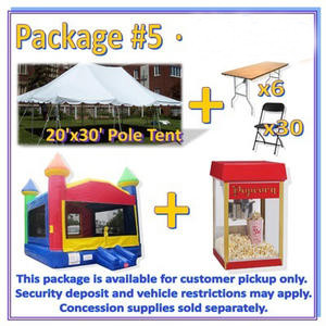 Pickup Party Package #5 Rental Starting At: