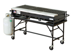 24" x 48" Portable Propane Gas Grill With Stand