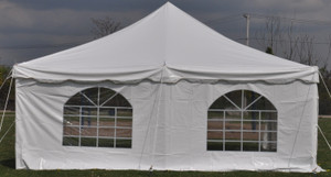 7' x 20' Cathedral Tent Sidewall Rental Starting At:
