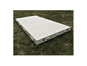 Dura-Trac 4' x 4' Poly Event Flooring (WHITE) Rental Starting At: