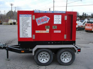 45,000 Watt Tow Behind Diesel Generator Rental Starting At:
