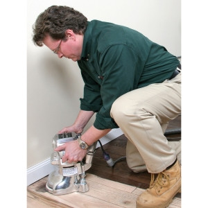 Clarke Super 7R Edge Sander in use