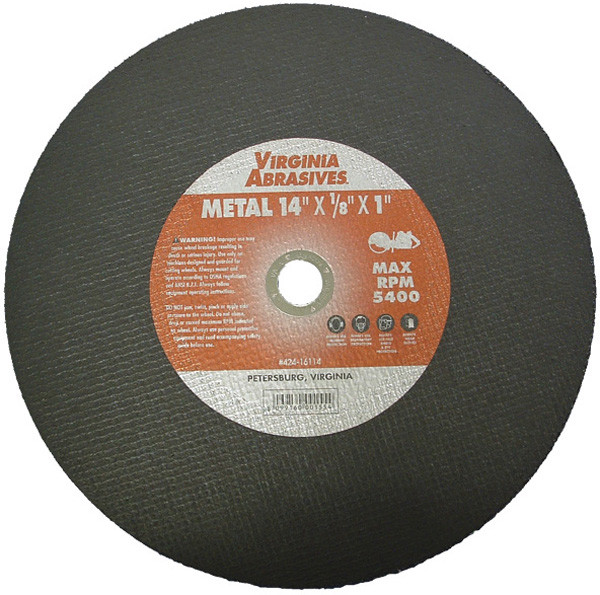 14"X1/8"X1" Metal Cutoff Wheel