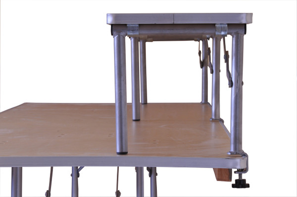 6' x 12" Banquet Table Bar-Top Riser End View