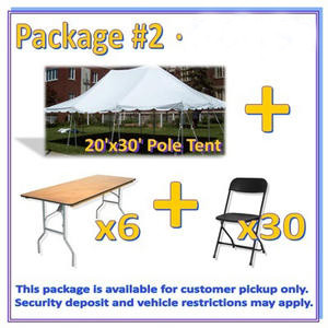 Pickup Party Package #2 Rental Starting At:
