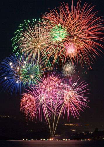 Selfie Booth Firework Backdrop