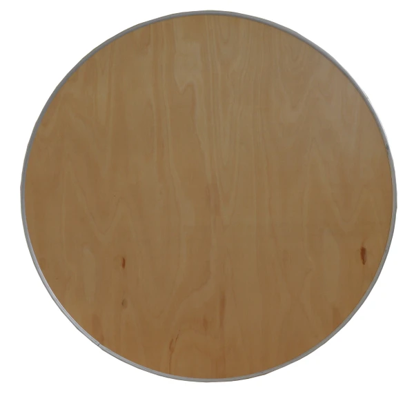 30" Round Wooden Cocktail/Bistro Table Top Only Top View