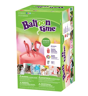 8.9CUFT Helium Kit with Balloons