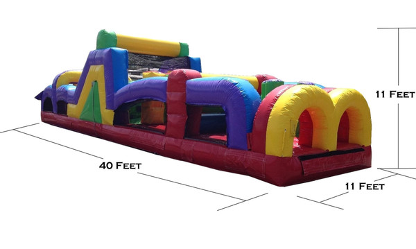 40' Obstacle Course Rental Starting At: