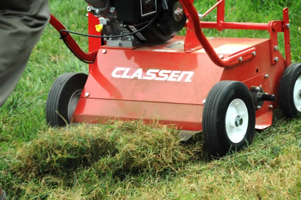 Classen TR-20 Turf Rake in use 2