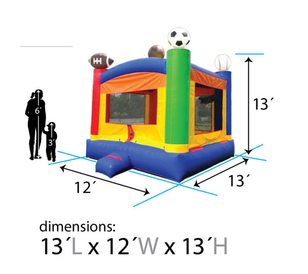 Sports Bounce House Rental Starting At: