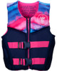 Hyperlite Girlz Youth Indy Vest - Large (Blue/Pink)