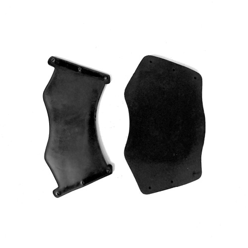 Wiley's Custom Cut Rear Toe Rubber and Overlay Wiley's Custom Cut Rear Toe Rubber and Overlay