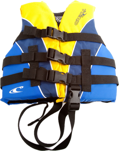 O'Neill Child Nylon Vest - Blue/Yellow
