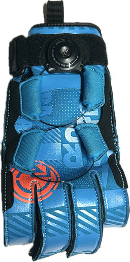 Radar Vapor-A Boa Gant De Ski Nautique – Inside-Out – Noir/Bleu – Ariaprene – Taille M – Paume Amara