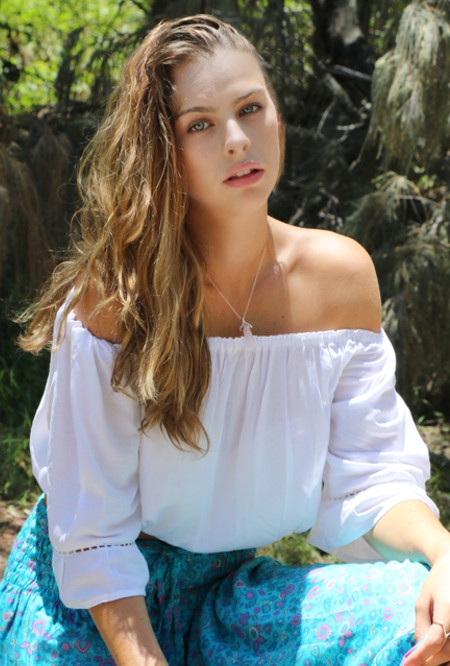 womens summer peasant tops