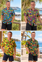 Hawaiian Tony shirt Men's Pineapple