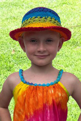 Rainbow Kids Crochet Hat SB8010