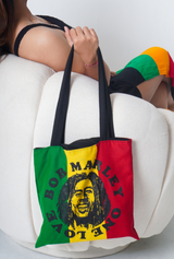 Rastafarian Tote Bag, Reggae Rasta, bob Marley