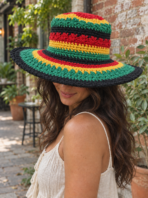 Crochet Rasta Hat for adults