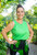 Kani Ladies Sleeveless Summer Top, Easy Fit, Resort Wear, Light Rayon Material, Cool & Comfortable, Lime Block, From Tropical Summer Clothing Store in Cairns, Australia