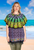 Ladies Summer Fringe Top, Mandala Print, Plus Size, 100% Light Rayon Material, Cool & Comfortable, Purple, From Tropical Summer Clothing Store in Cairns, Australia