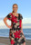 Vivi Plus Size Ladies Long Summer Dress, Rayon, Easy Fit, Light & Comfortable, Orchid Red, From Tropical Summer Clothing in Cairns, Australia