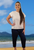 Pam Women's 3/4 Summer Pants, Relaxed Fit, Cool Rayon Material Used, Light & Comfortable, Plain Navy, From Tropical Summer Clothing Store in Cairns, Australia