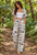 Adele ladies' long pants and shirt set, print sun eye. Can be worn open with tank top or boob tube. Buy from Australia