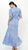 Cinched Pintuck Maxi in Cypress Blue
